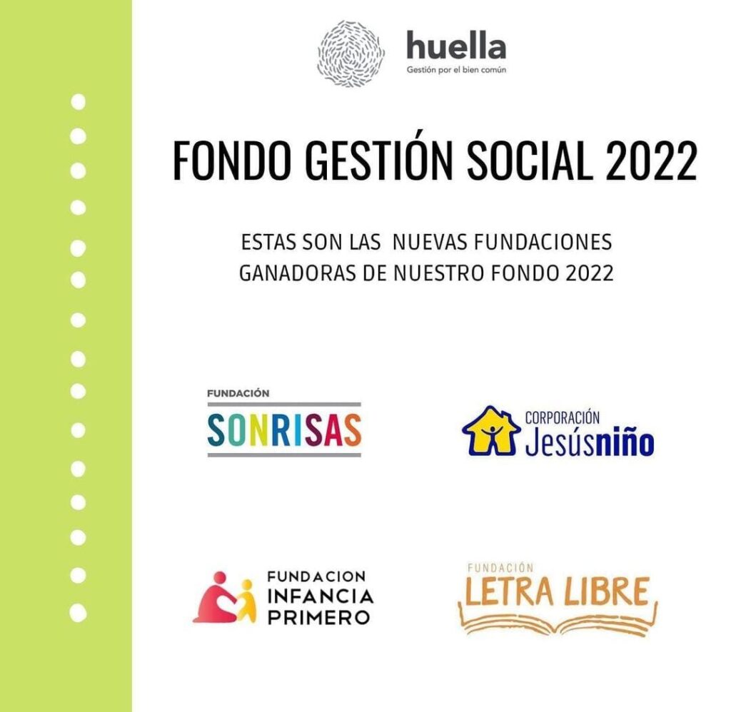 Ganamos fondo Gestión Social 2022 Huella GS